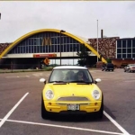 At the world's largest McDonald's, somewhere along a large paved road in Oklahoma. There I was yelled at by my navigator for waving at friendly carnies in a Mustang.